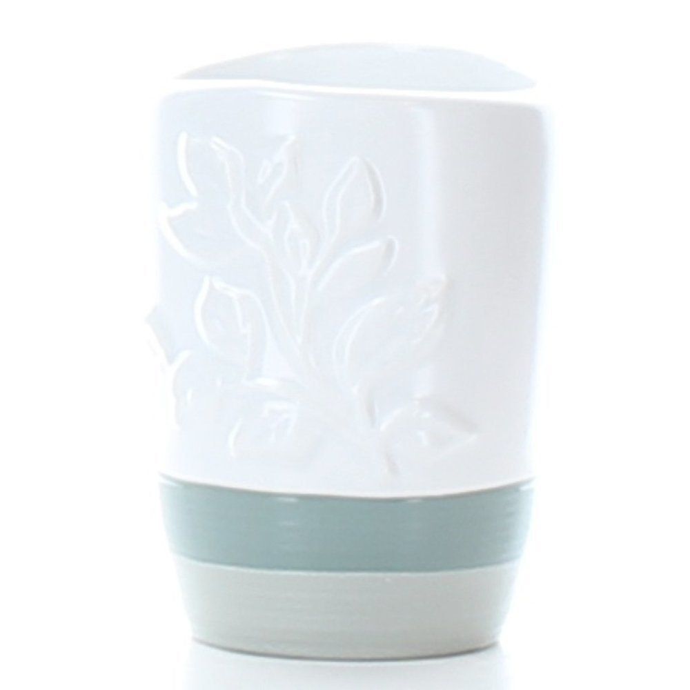 Bath Room Cup - Green and White